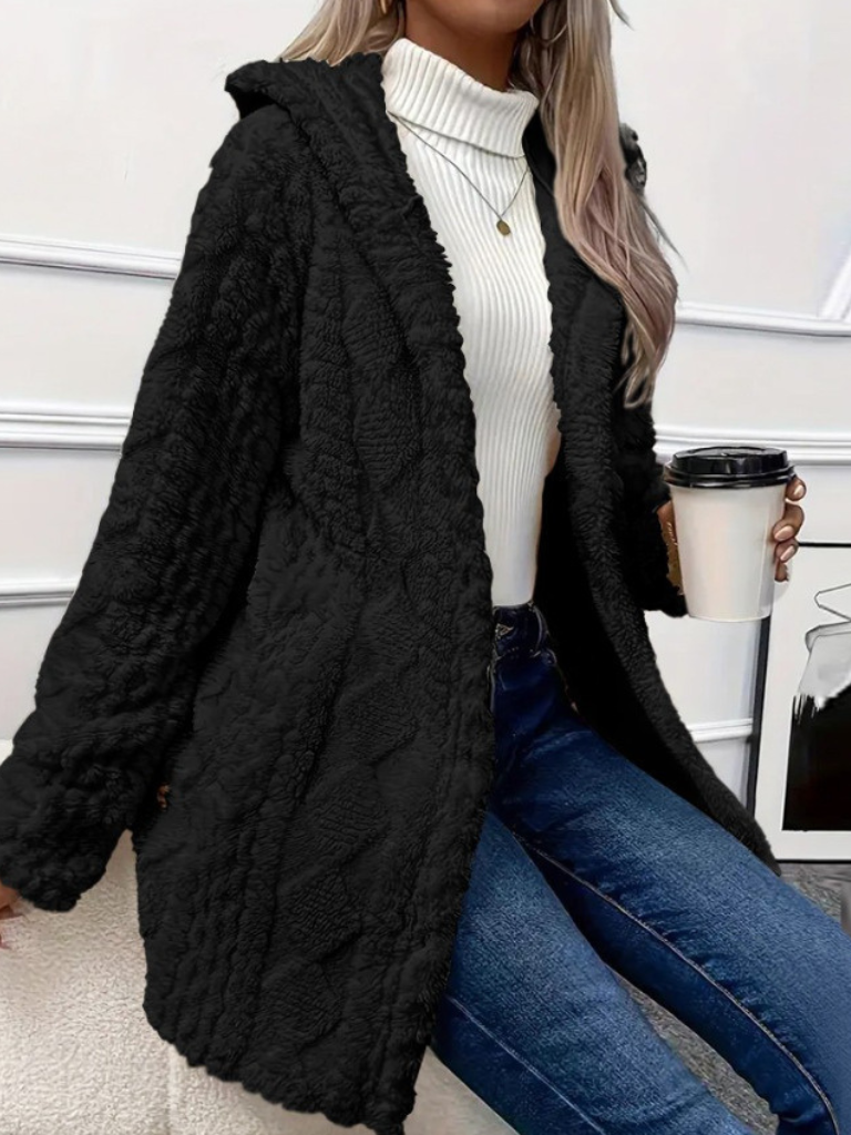 VESTE CARDIGAN À CAPUCHE LAURA