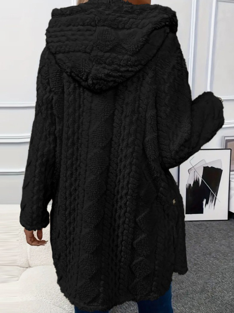 VESTE CARDIGAN À CAPUCHE LAURA