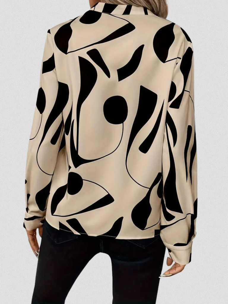 BLOUSE EN SATIN LOOK LYRA