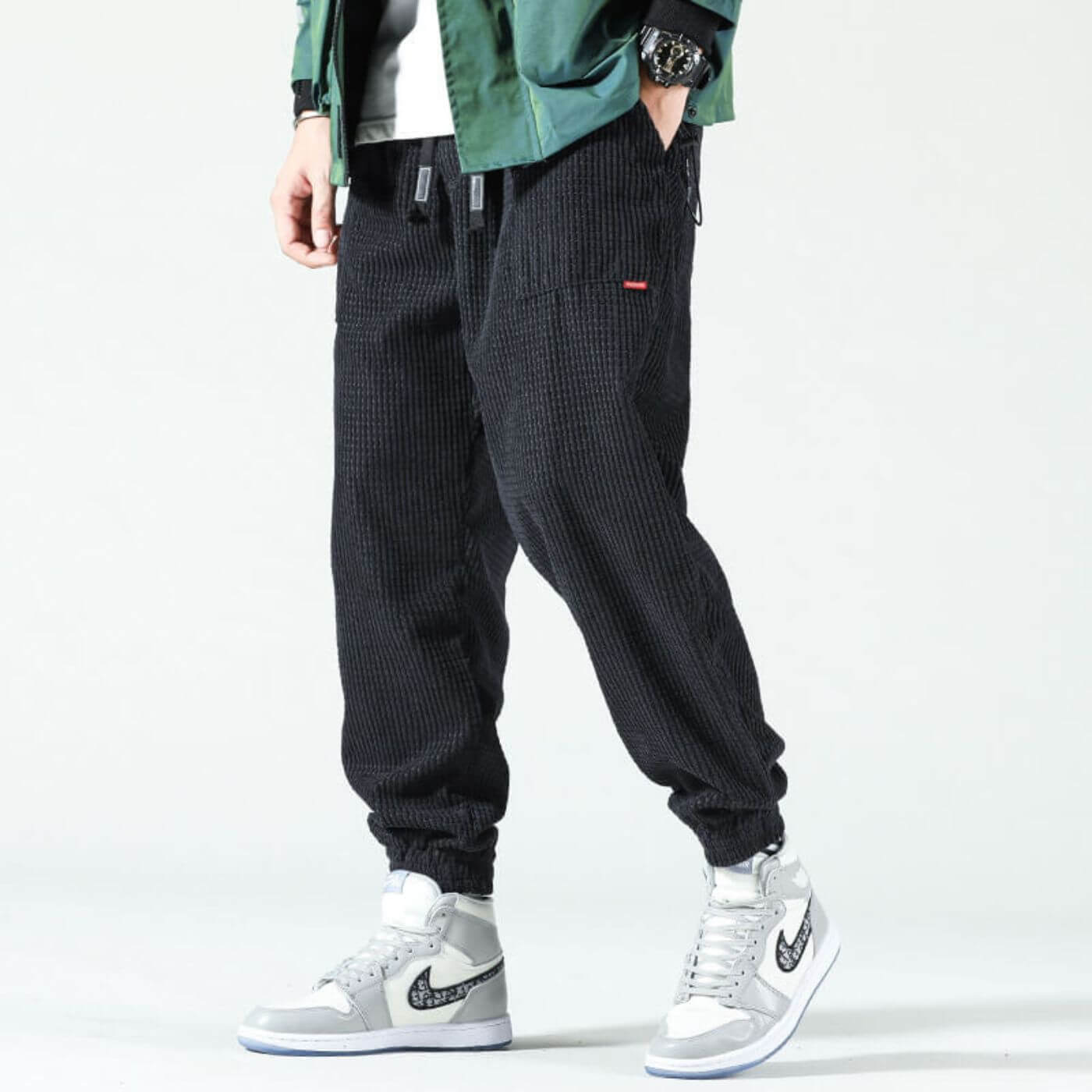 Kasper | Pantalons de Jogging en Velours Élégant