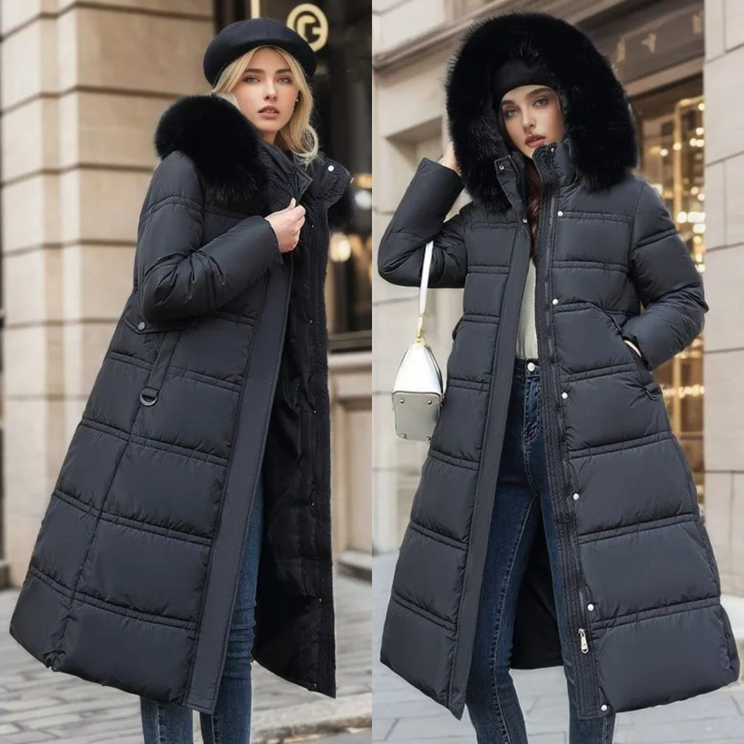 LUCIA™ | Parka d'Hiver Designer avec Capuche en Fourrure