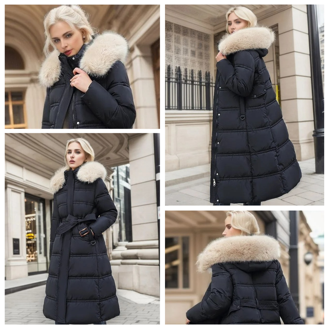 LUCIA™ | Parka d'Hiver Designer avec Capuche en Fourrure