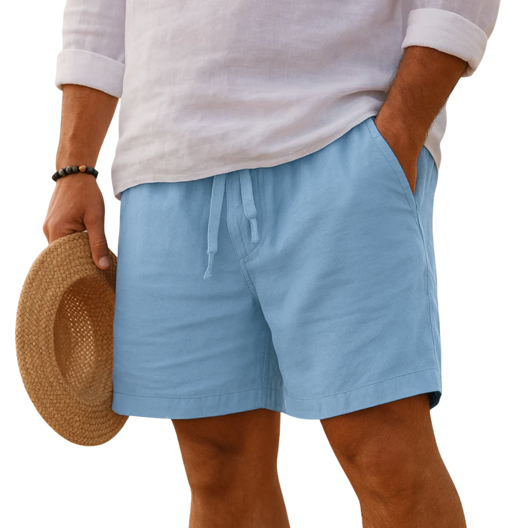 Lenoir™ | Shorts en Lin Élégants avec Taille Élastique