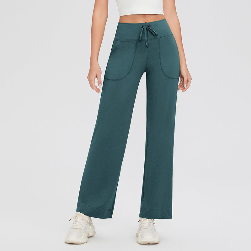 BETHANY™ - Pantalon Large Taille Haute