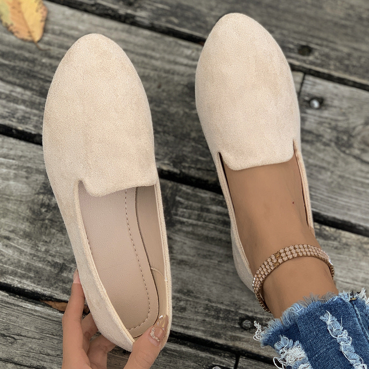 JANELLE™ – Ballerines Pointues Décontractées et Confortables