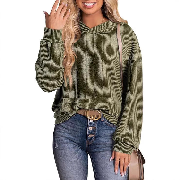 FORTUNA™ – Sweat à capuche décontracté doux à manches longues