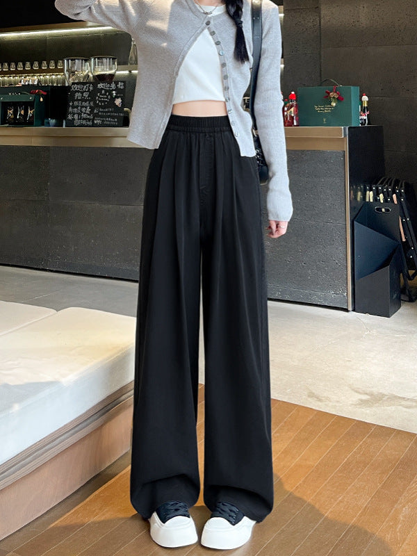 ZINNA™ – Pantalon Large Confortable Taille Haute