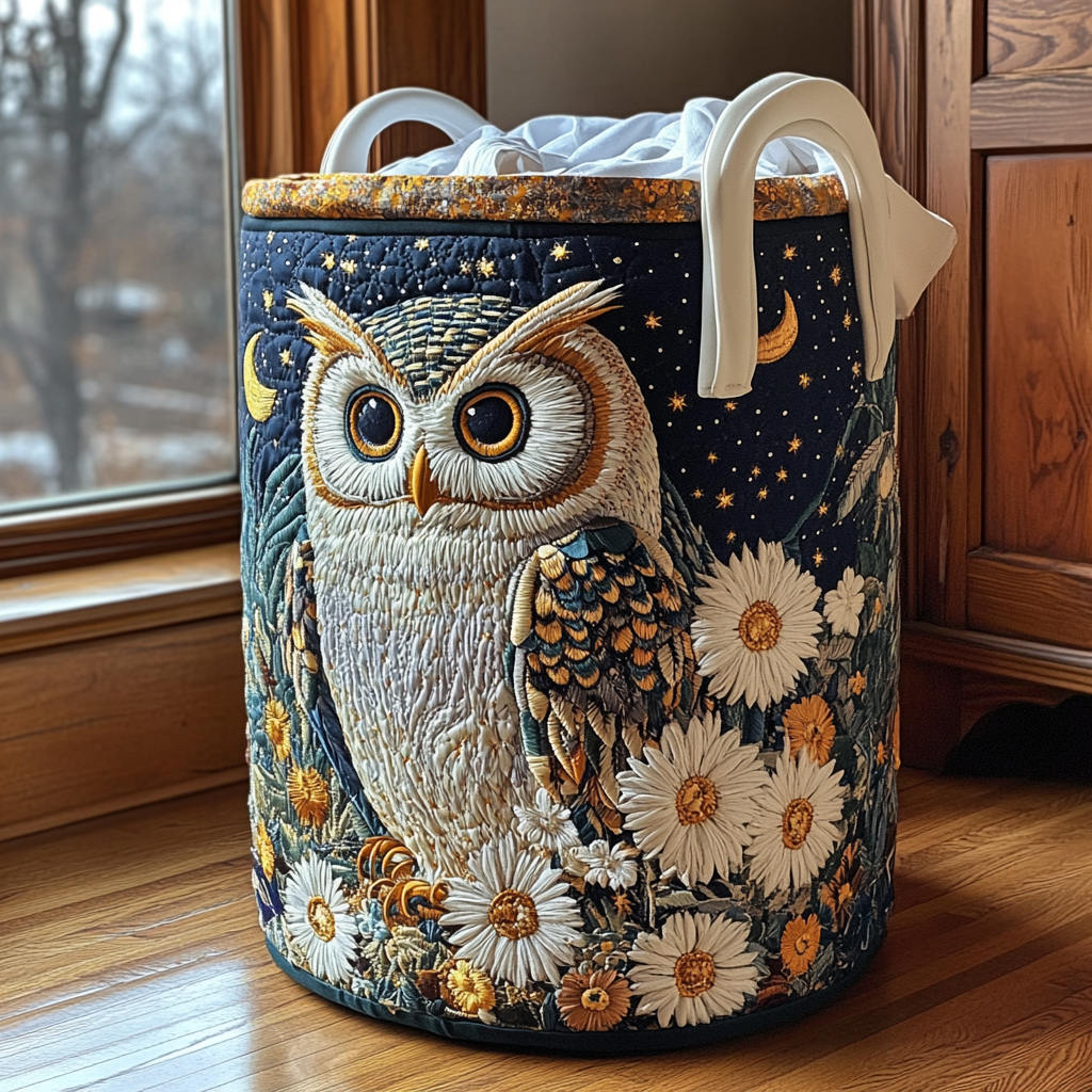 Panier à Linge Nuit de Hibou