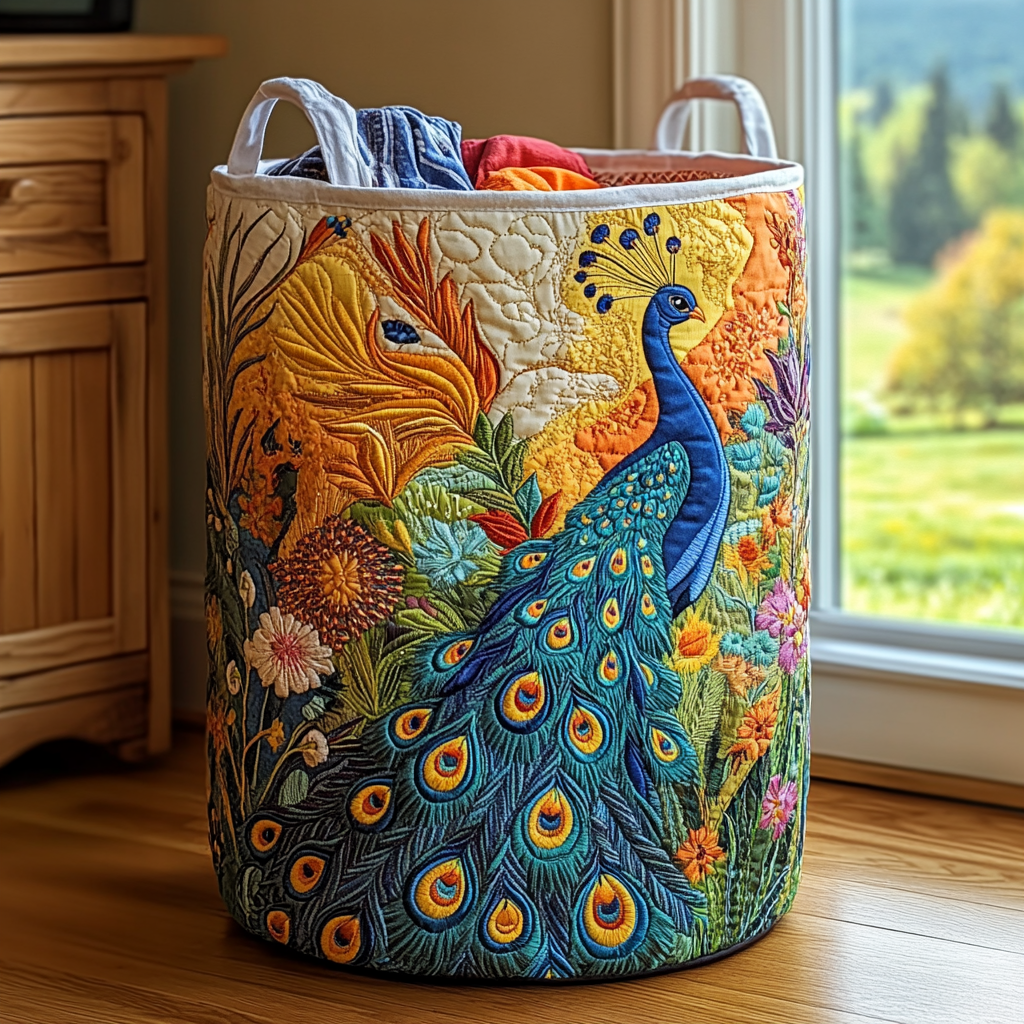 Panier à Linge Peacock Glory