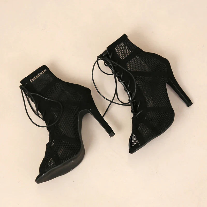GAYLE™ – Talons Hauts en Maille Élégants