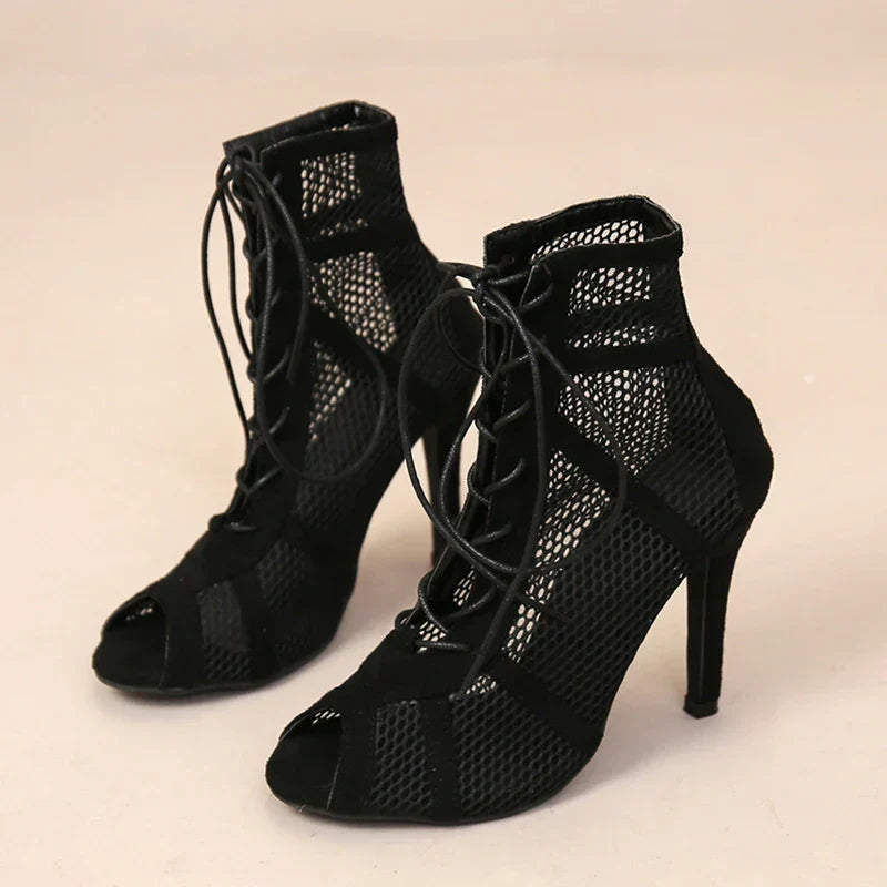 GAYLE™ – Talons Hauts en Maille Élégants