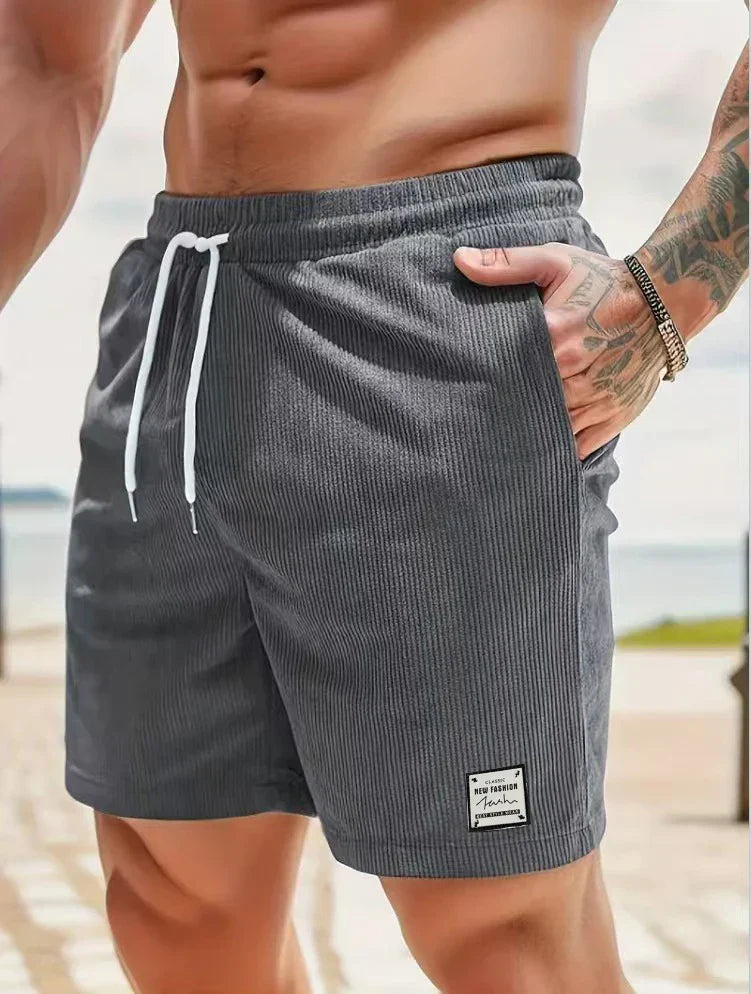 Jean et Marcel™ | Shorts élégants pour hommes avec des rayures subtiles