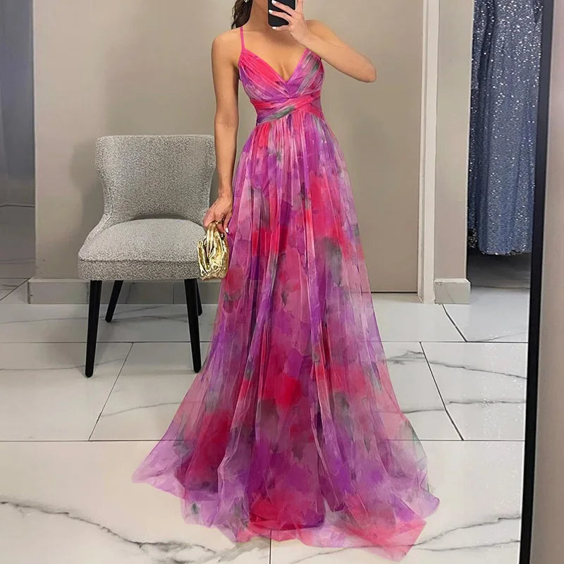 Giselle™ | Charming Floral Maxi Dress