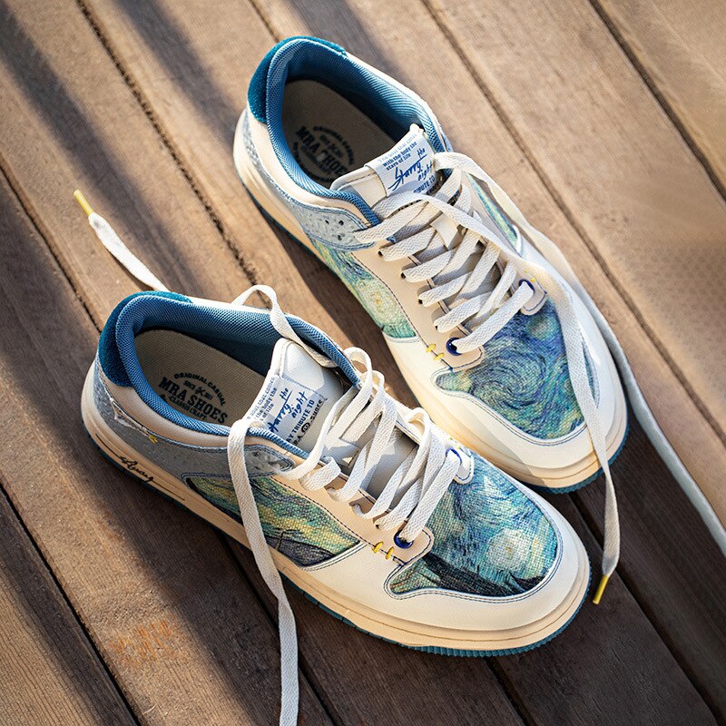 VAN GOGH™ | Baskets Inspirées de La Nuit Étoilée