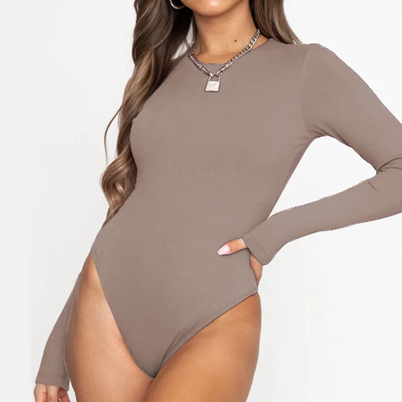 MIRAYE™ – Body à Manches Longues Élégant