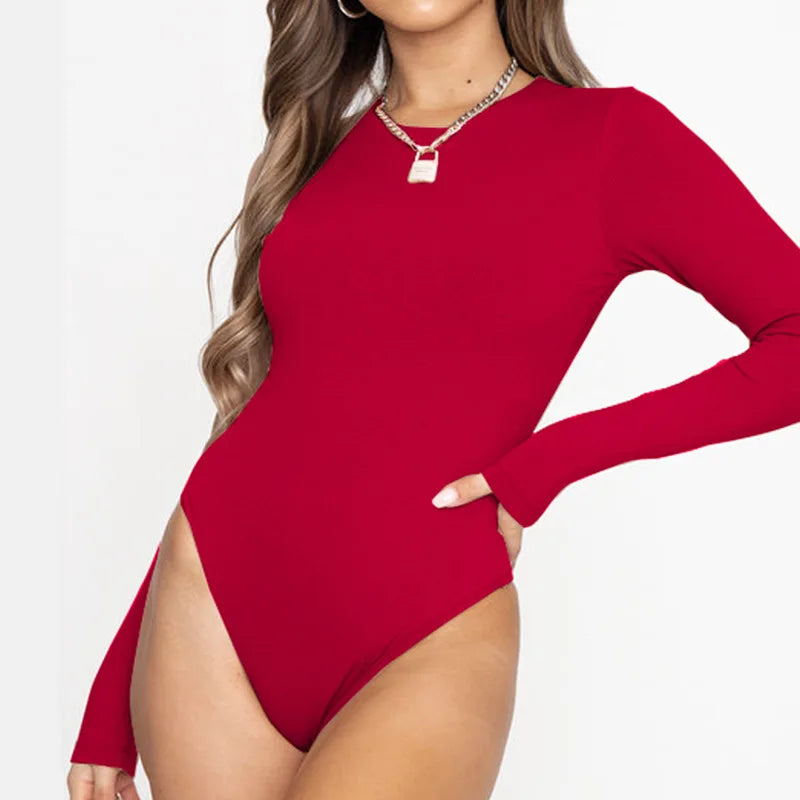 MIRAYE™ – Body à Manches Longues Élégant
