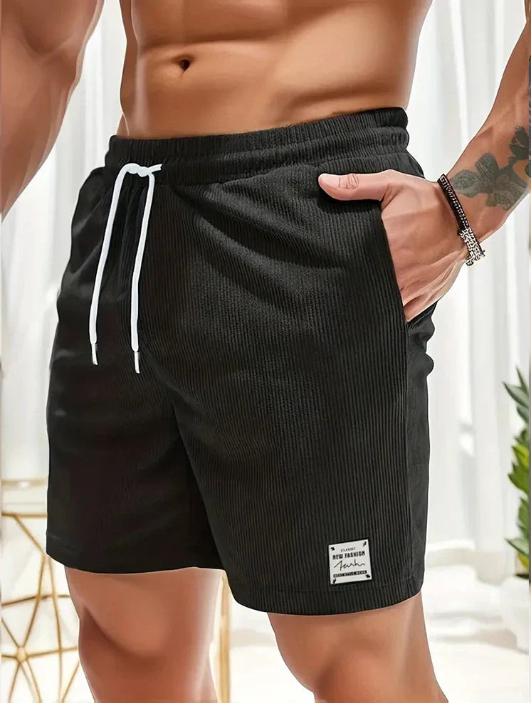 Jean et Marcel™ | Shorts élégants pour hommes avec des rayures subtiles