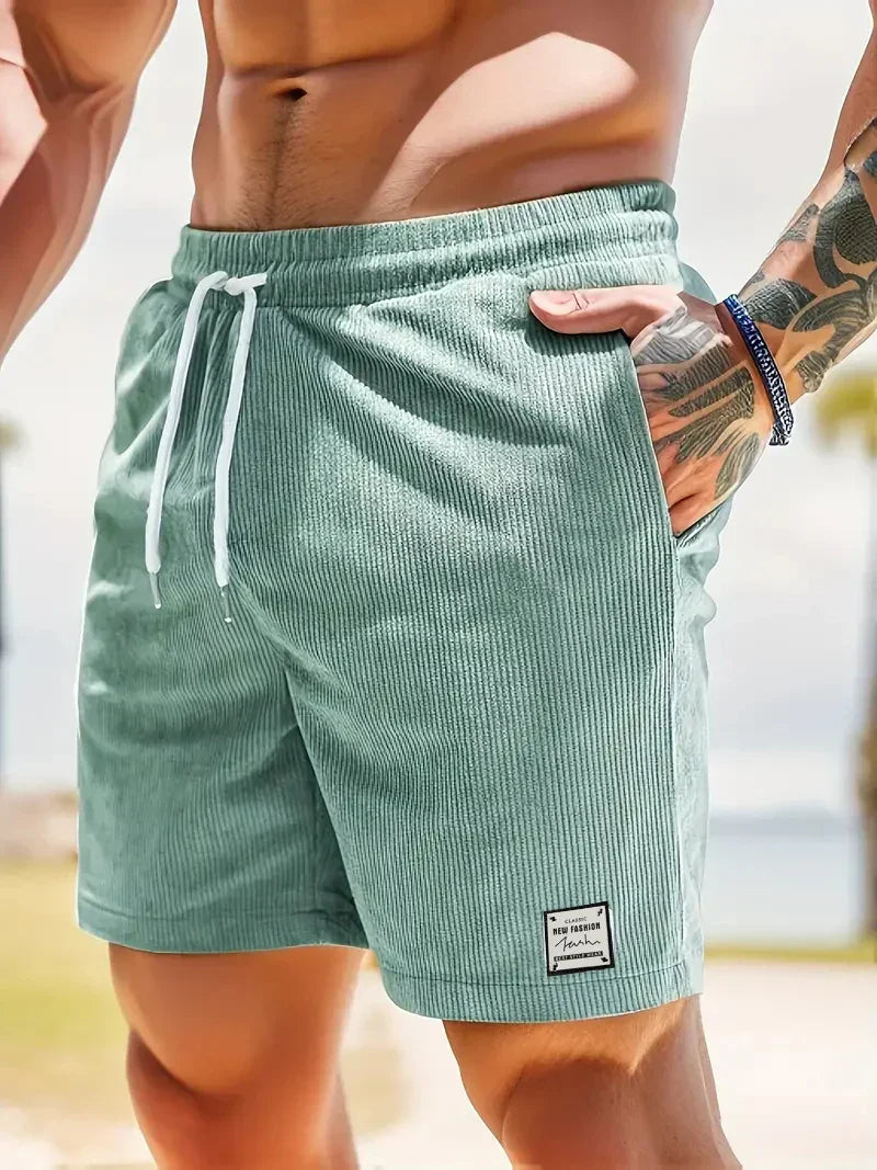 Jean et Marcel™ | Shorts élégants pour hommes avec des rayures subtiles