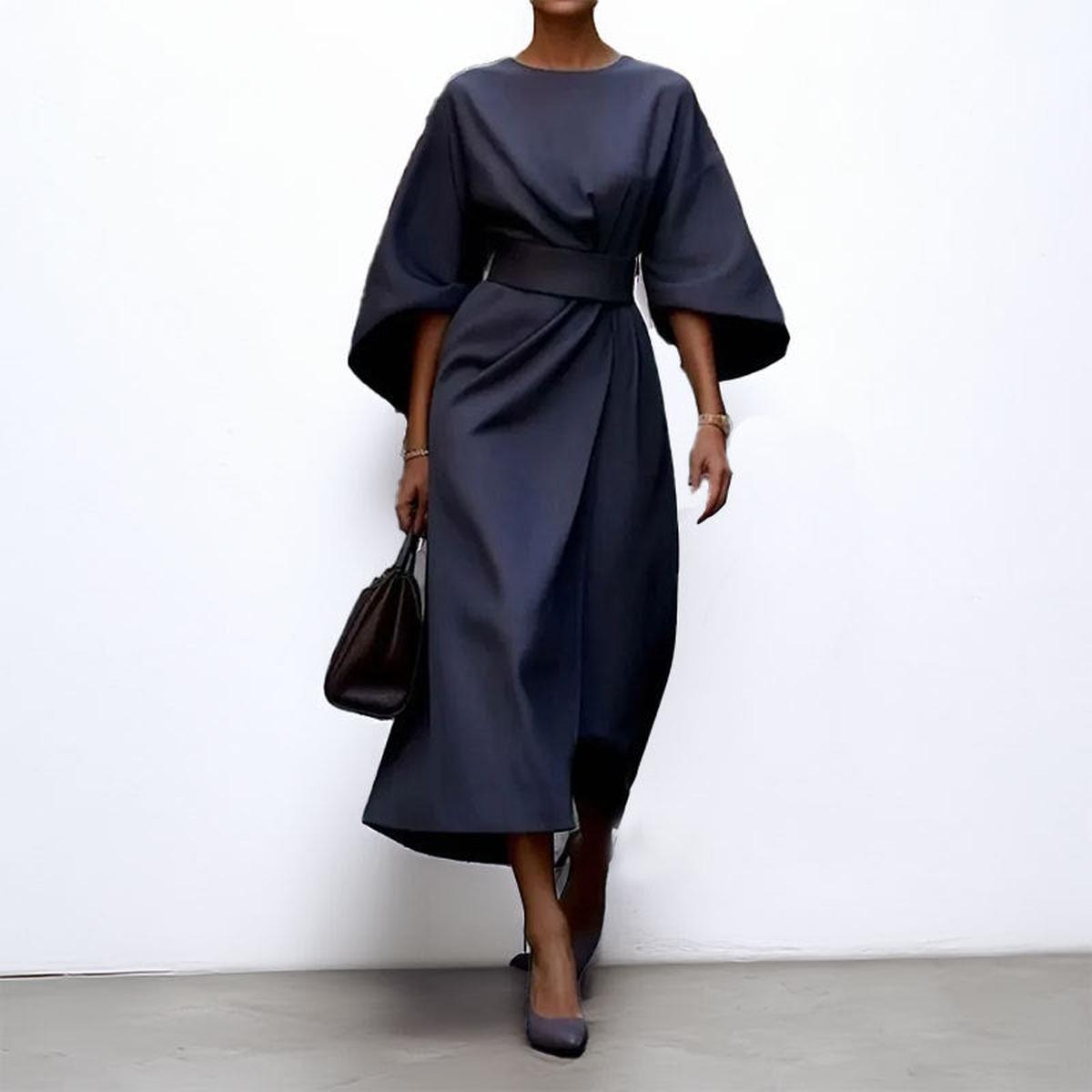 Eldra™ | Robe Maxi avec Manches Chauve-Souris