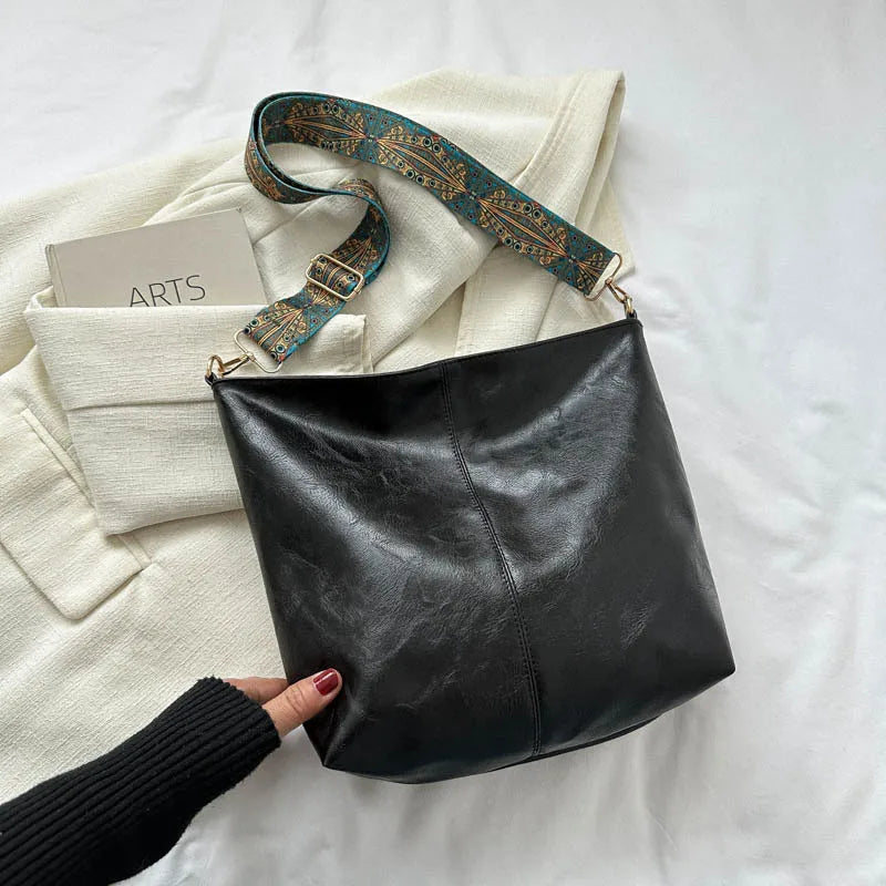 Chelsey - Sac Bandoulière en Cuir Vintage