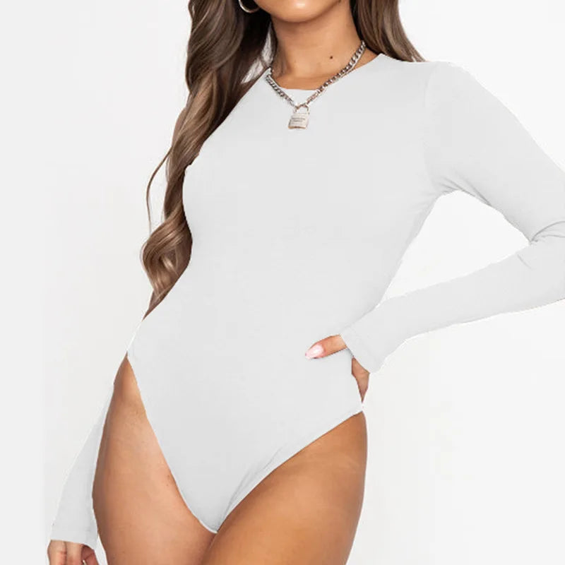 MIRAYE™ – Body à Manches Longues Élégant