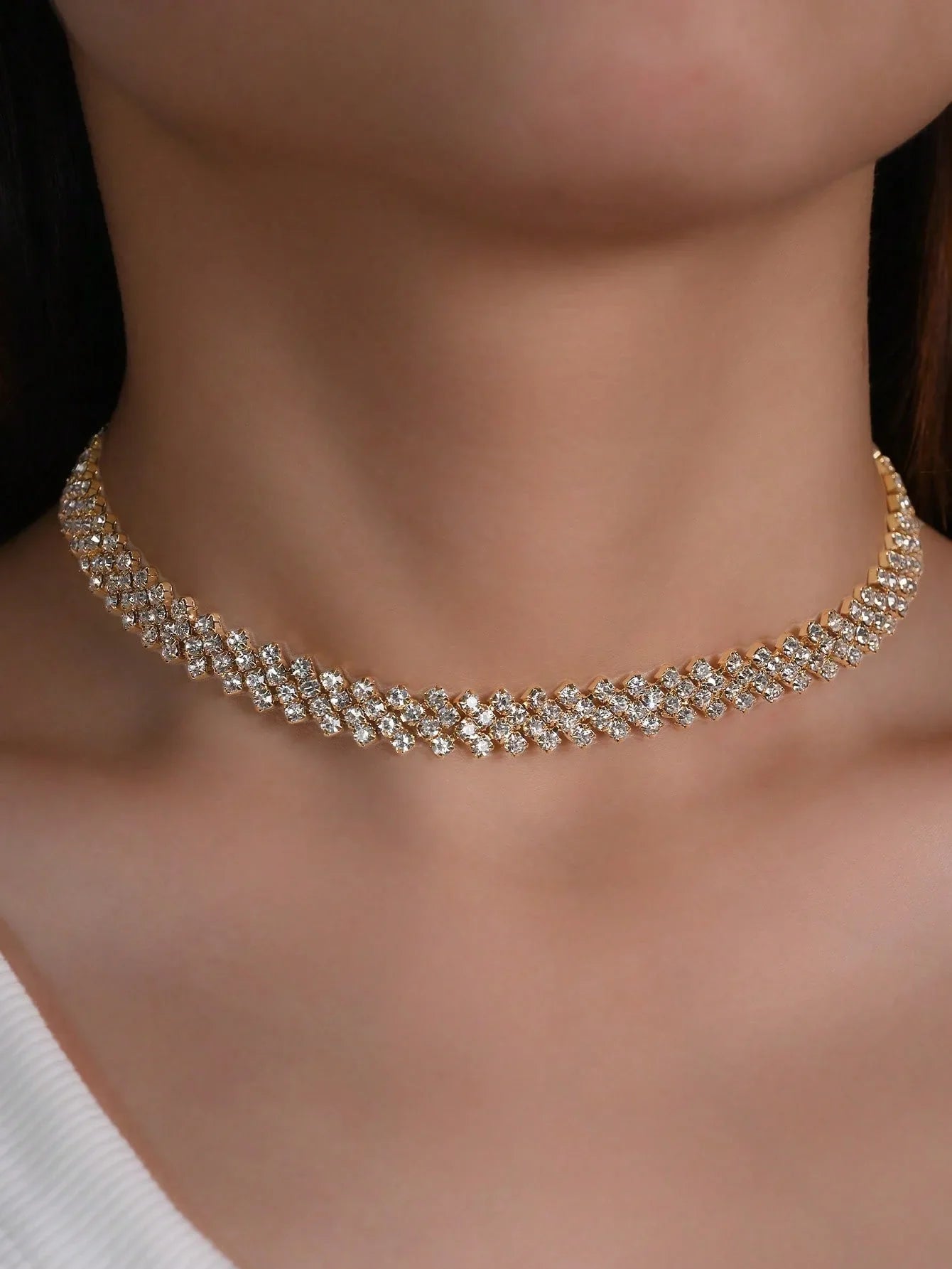 Collier Élégant en Strass