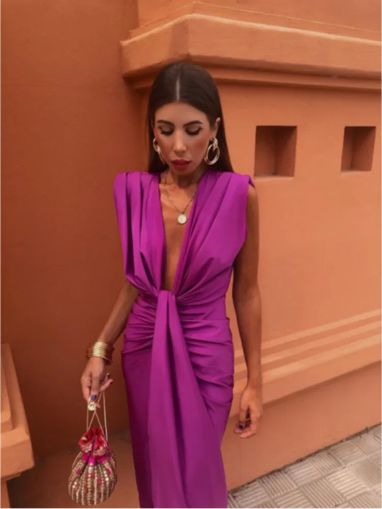 Moriah™ | Robe Maxi Plissée pour Femmes