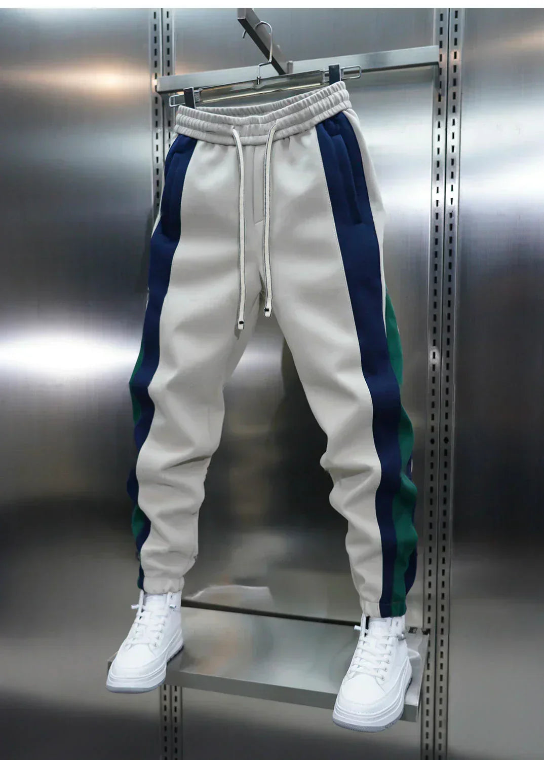Laurent™ | Pantalon de Tension avec Rayures Contrastantes