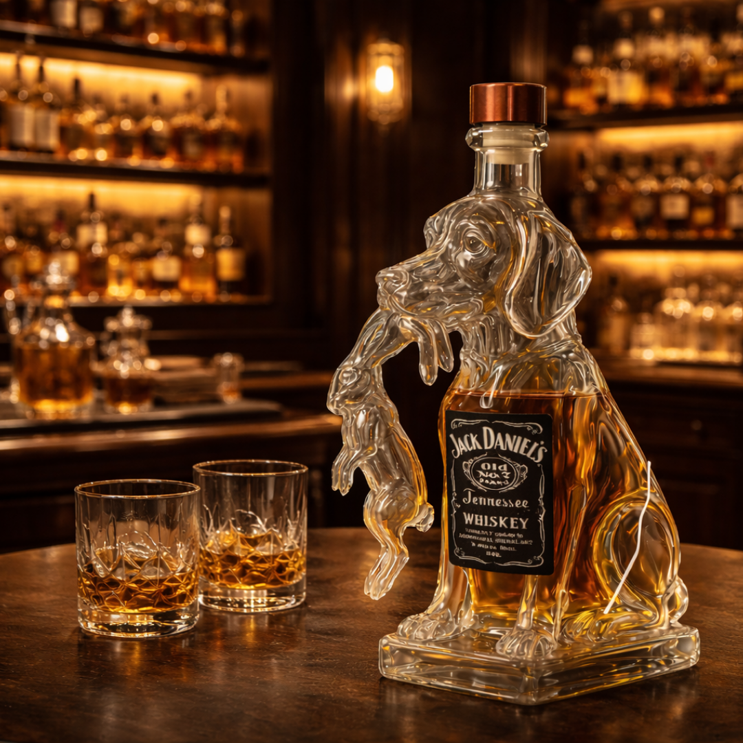 Bouteille de Whiskey - Édition Chien