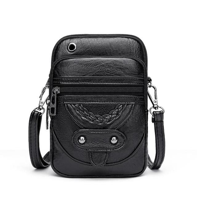 Vellana - Vintage Leather Crossbody Bag