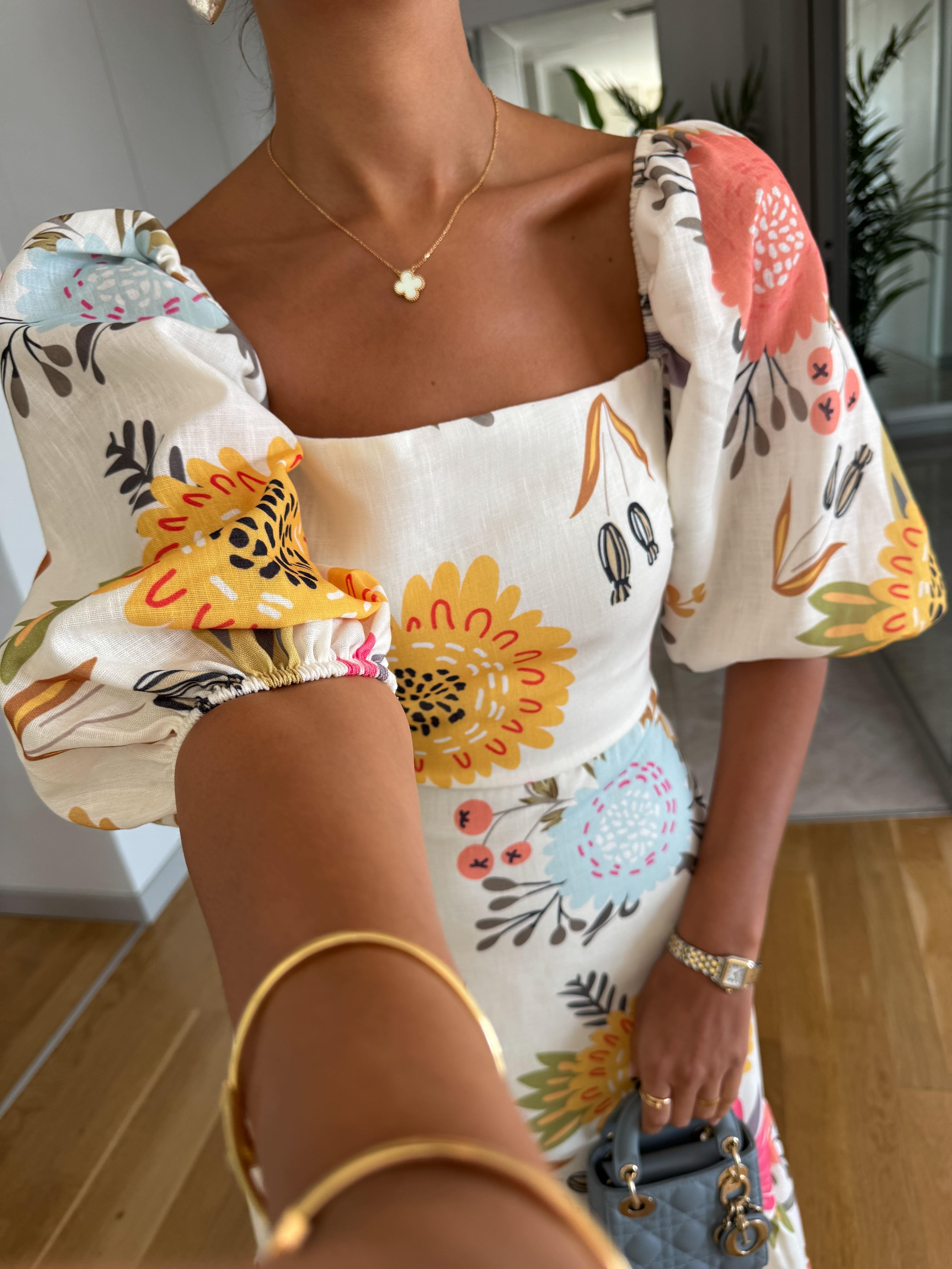 SAVINÉ™ | Robe Élégante avec Décolleté Carré