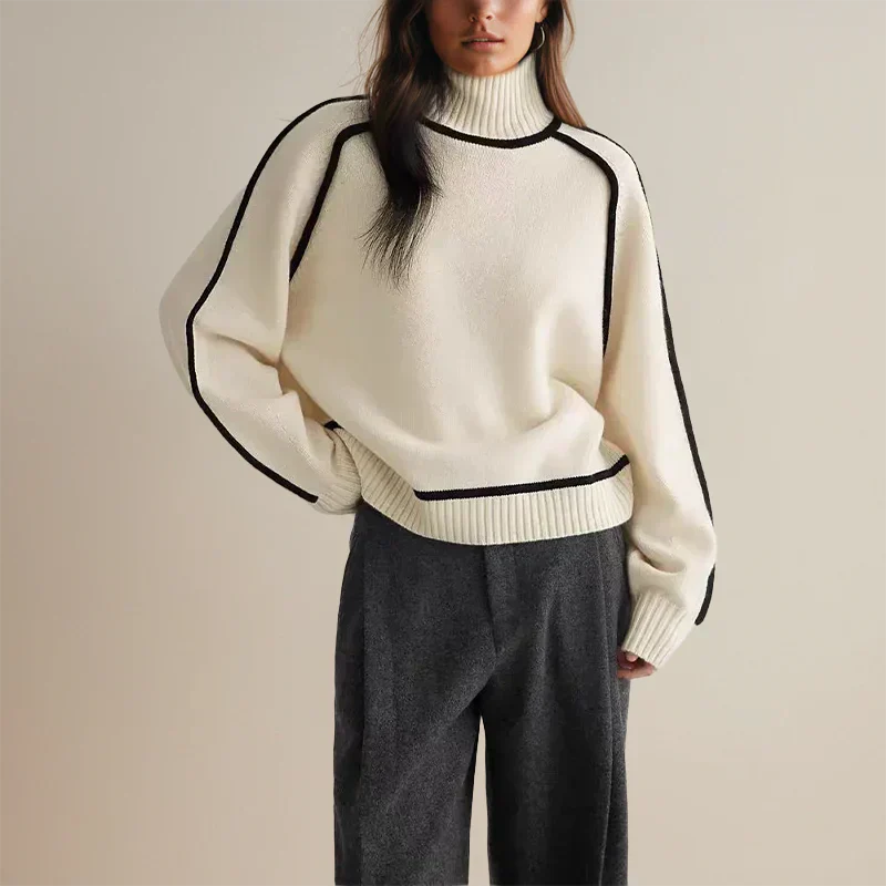 FAYLIN™ - Pull Col Roulé Moderne