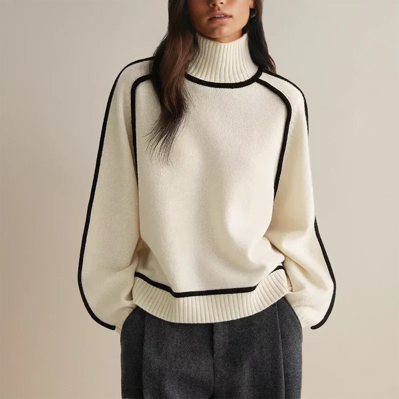 FAYLIN™ - Pull Col Roulé Moderne