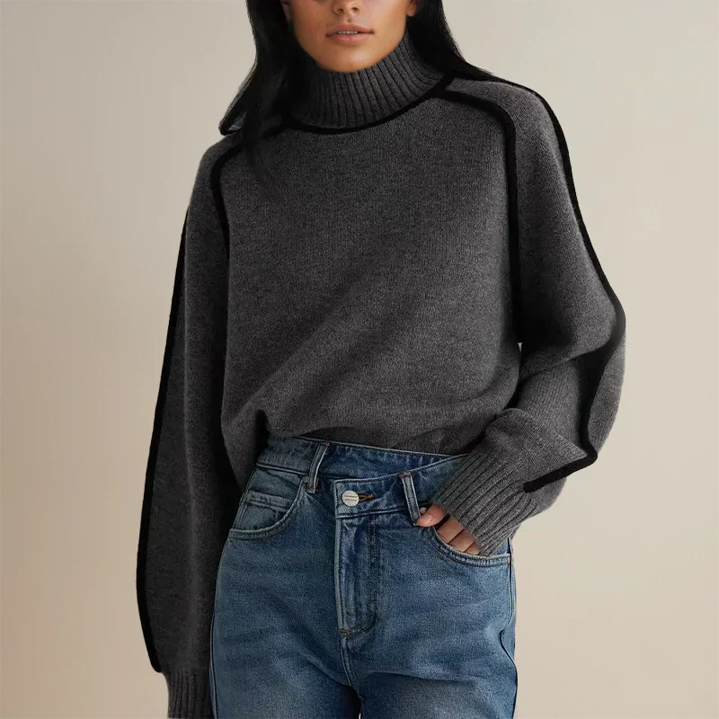 FAYLIN™ - Pull Col Roulé Moderne