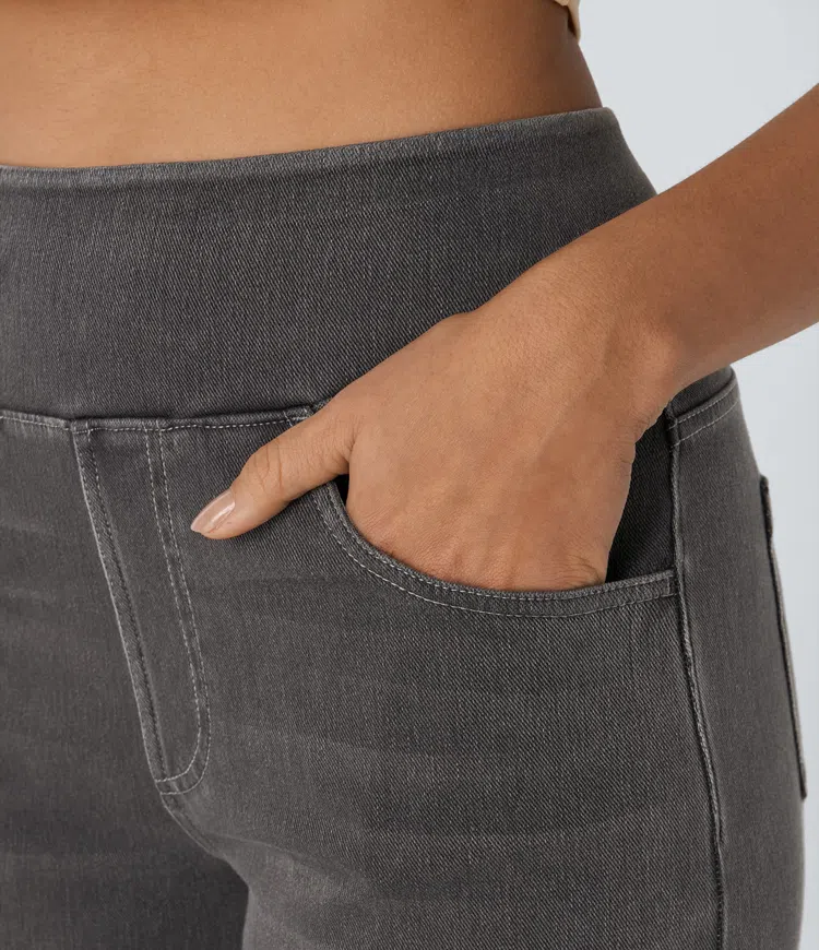 SOLÈNE™ - Jean large à coupe décontractée