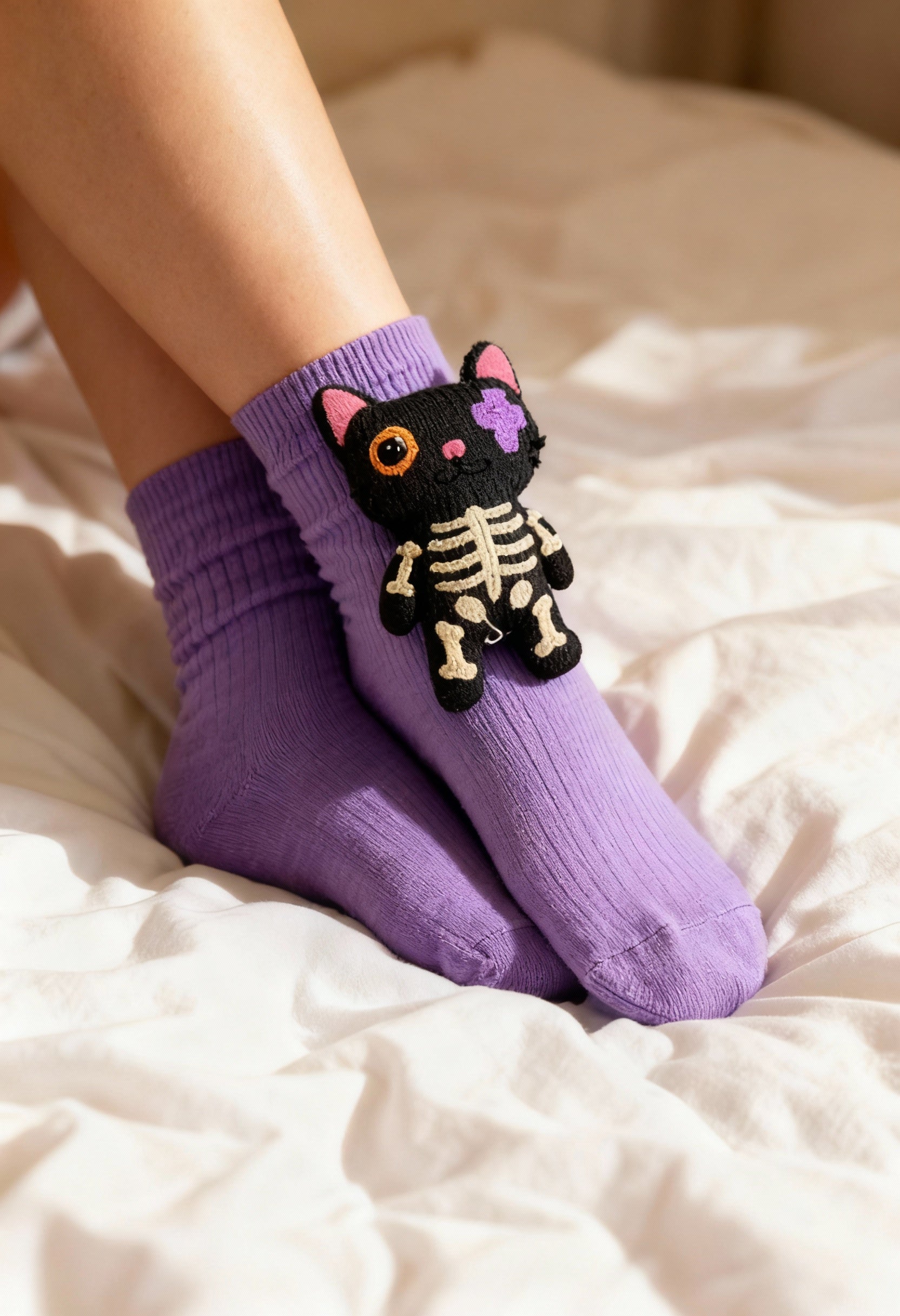 Chat Noir™ - Chaussettes Animaux Chaleureuses
