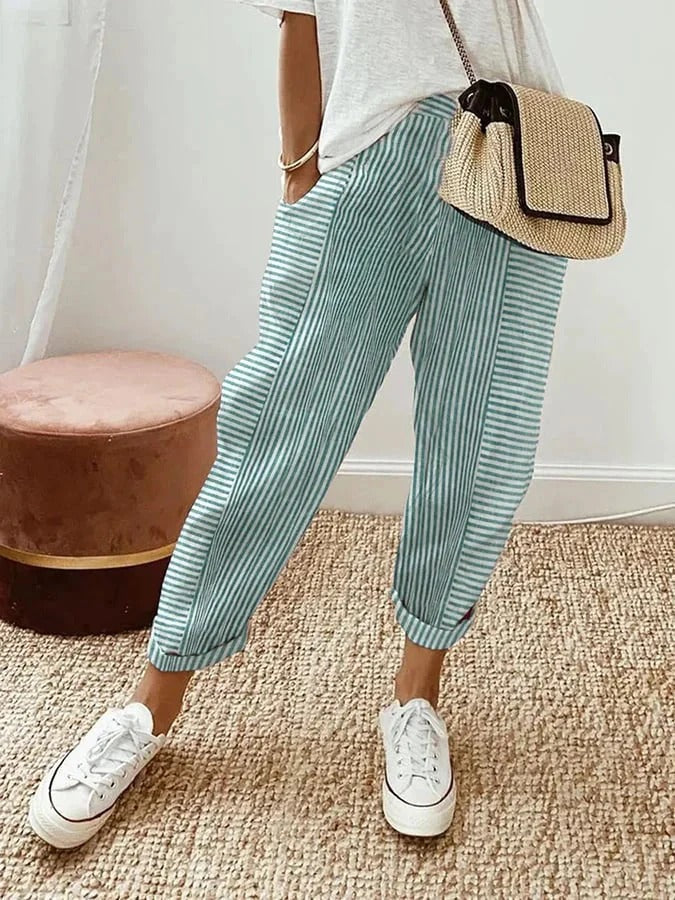 AMYNELLE – PANTS LÉGERS FLATTEURS