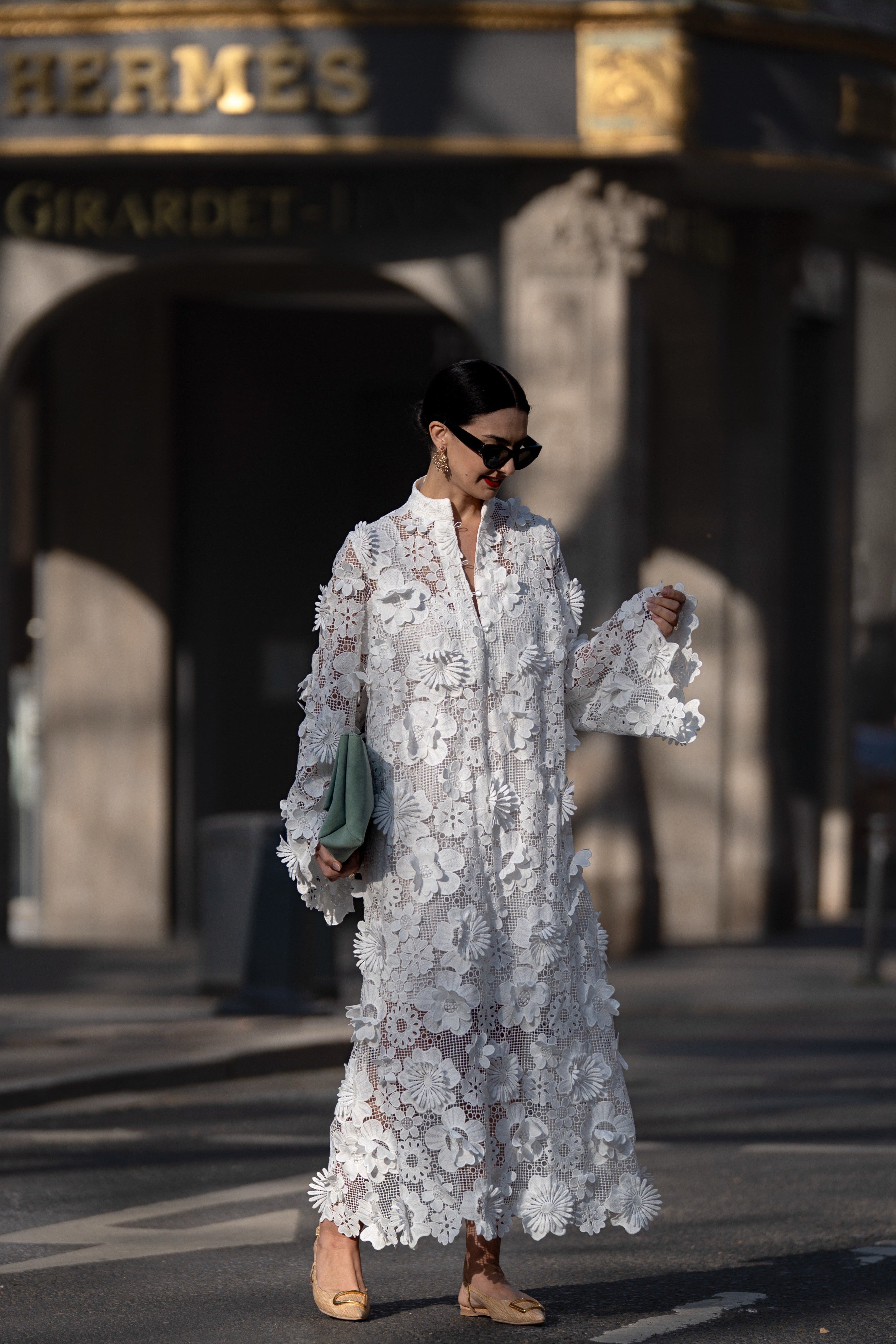 Yelira | Robe en Dentelle Blanche Élégante