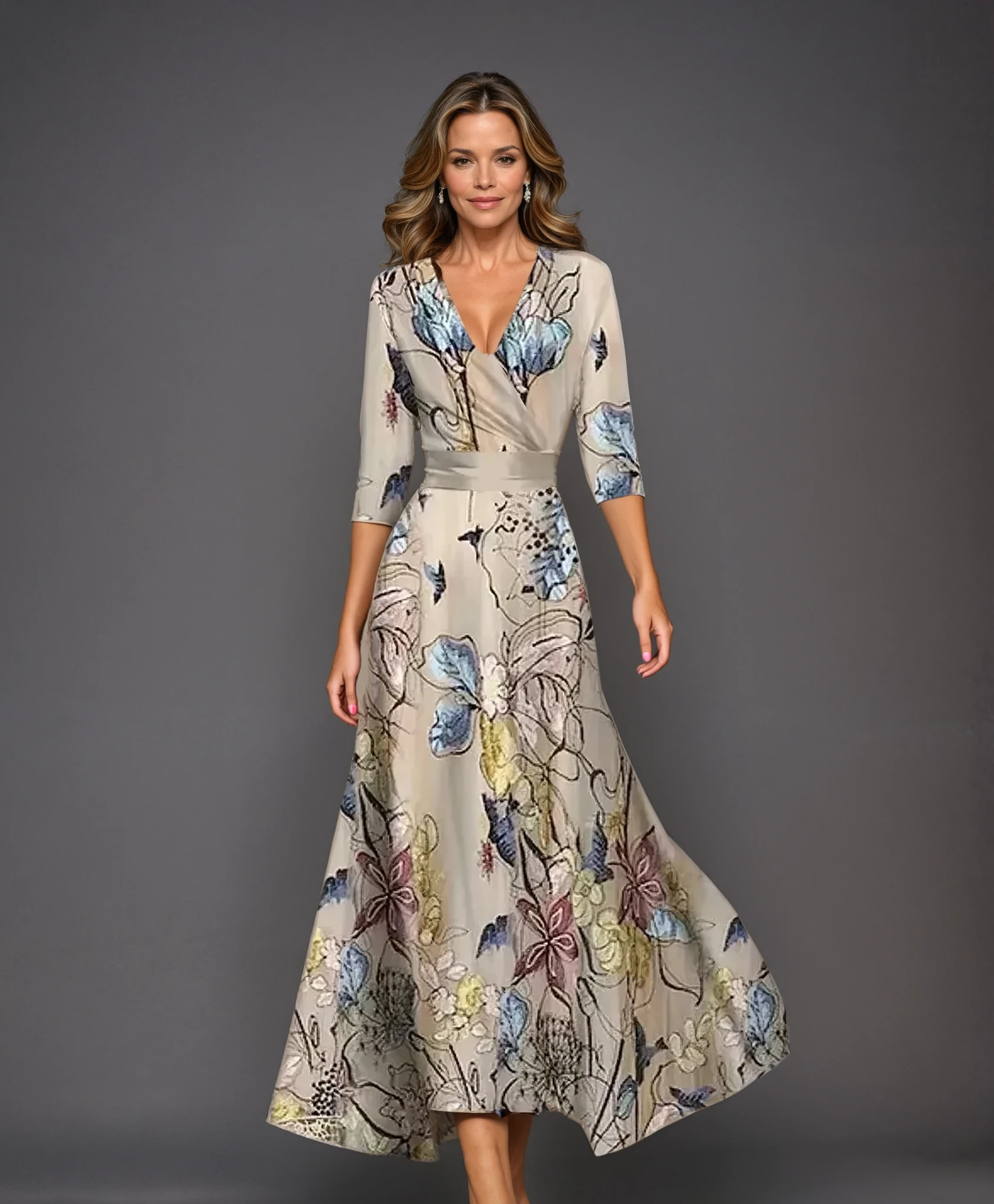 Ysa | Chic Dress with Floral Print
