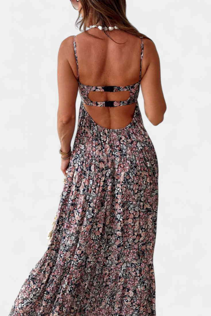 Maxi Dress Reyna with Open Back