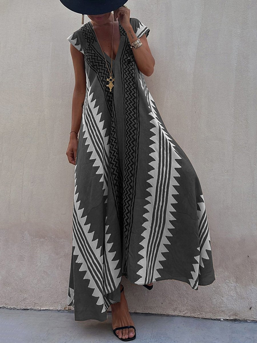 Boho™ | Robe V sans manches