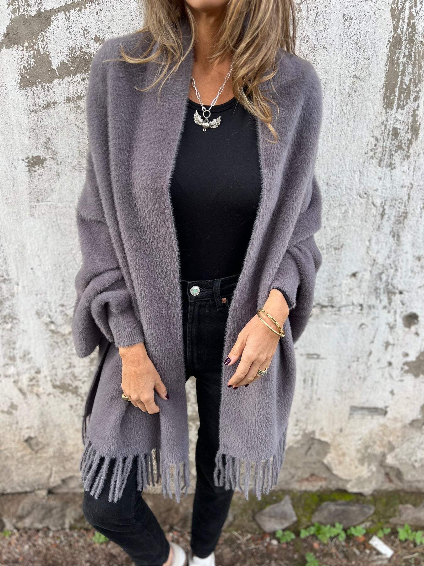 AOIBHE™ - Cardigan Drapeau Élégant