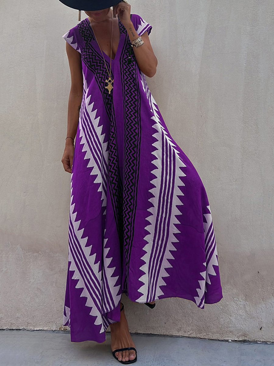 Boho™ | Robe V sans manches