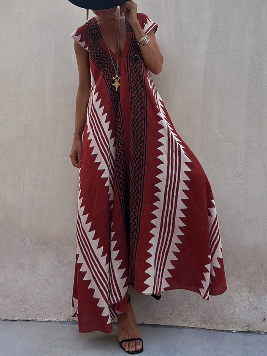 Boho™ | Robe V sans manches