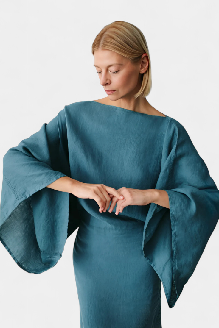 Kamilia | Kimono Dress with Belt - Limited Edition