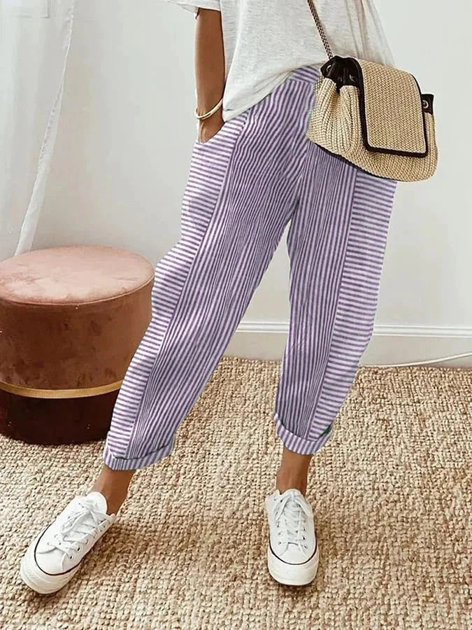AMYNELLE – PANTS LÉGERS FLATTEURS