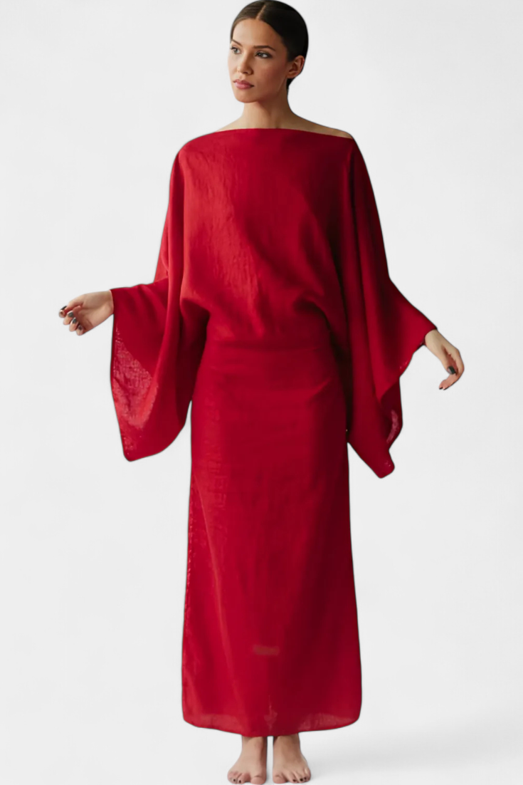 Kamilia | Robe Kimono avec Ceinture - Édition Limitée