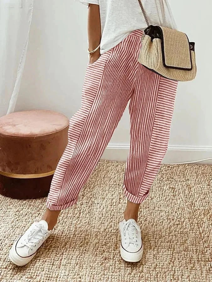 AMYNELLE – PANTS LÉGERS FLATTEURS