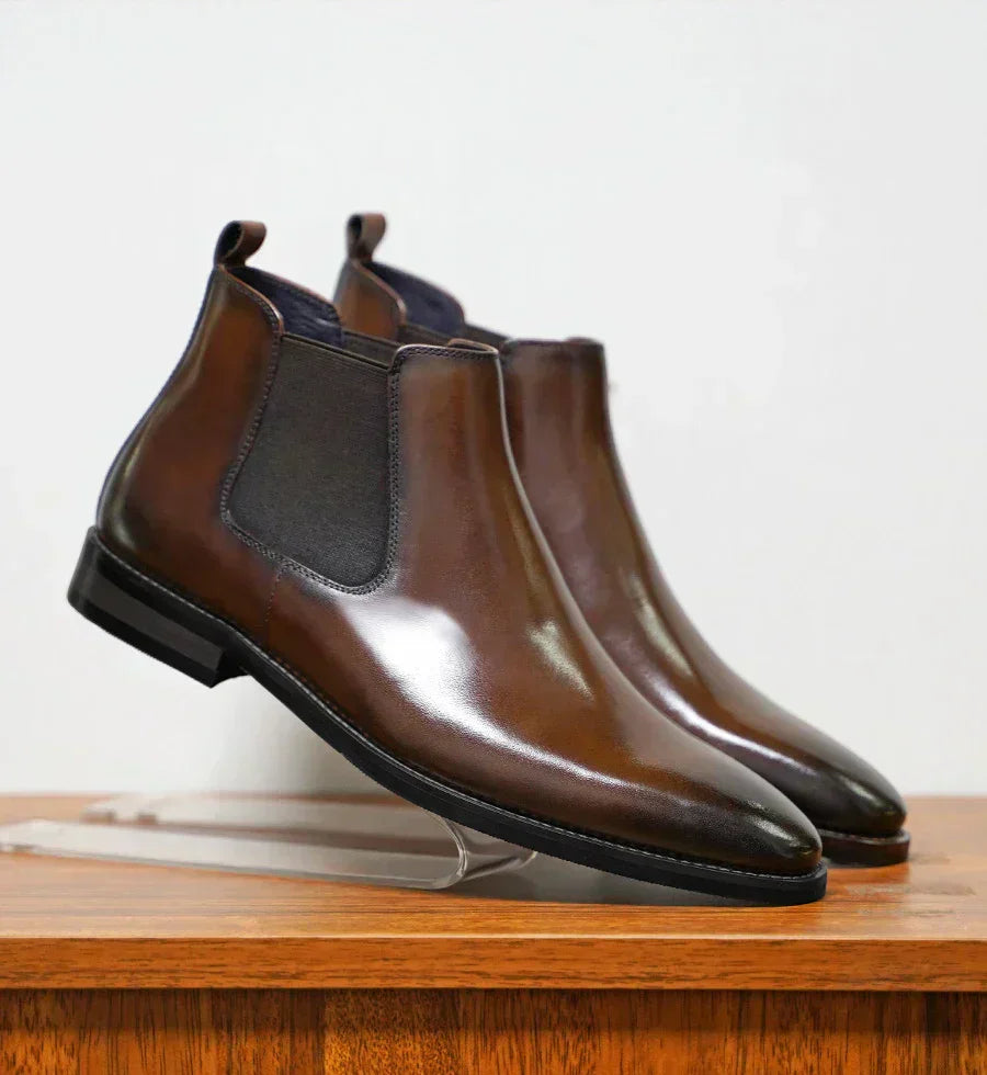 Blake™ | Bottes Chelsea en Cuir Raffiné