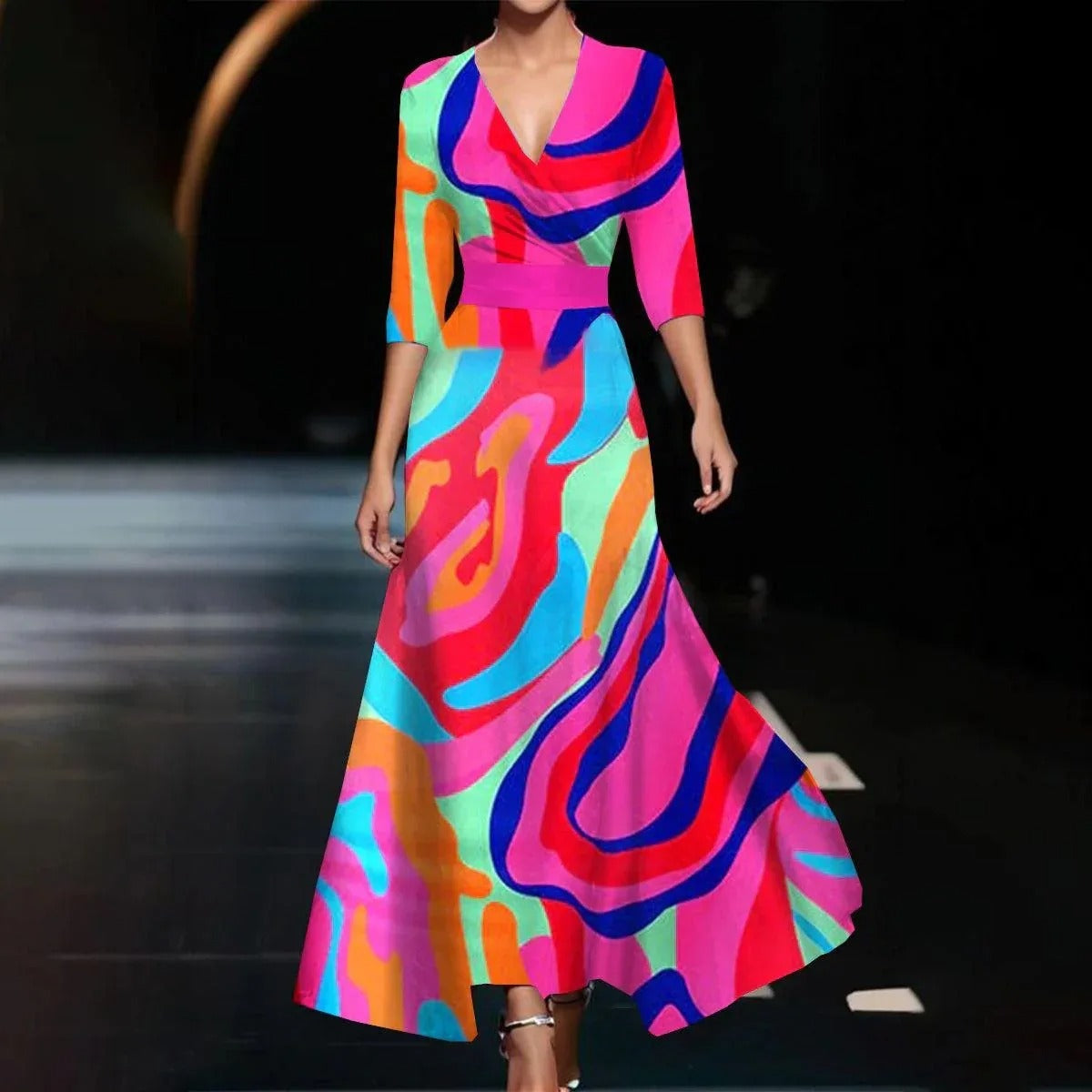 Ysa | Robe Chic avec Imprimé Floral